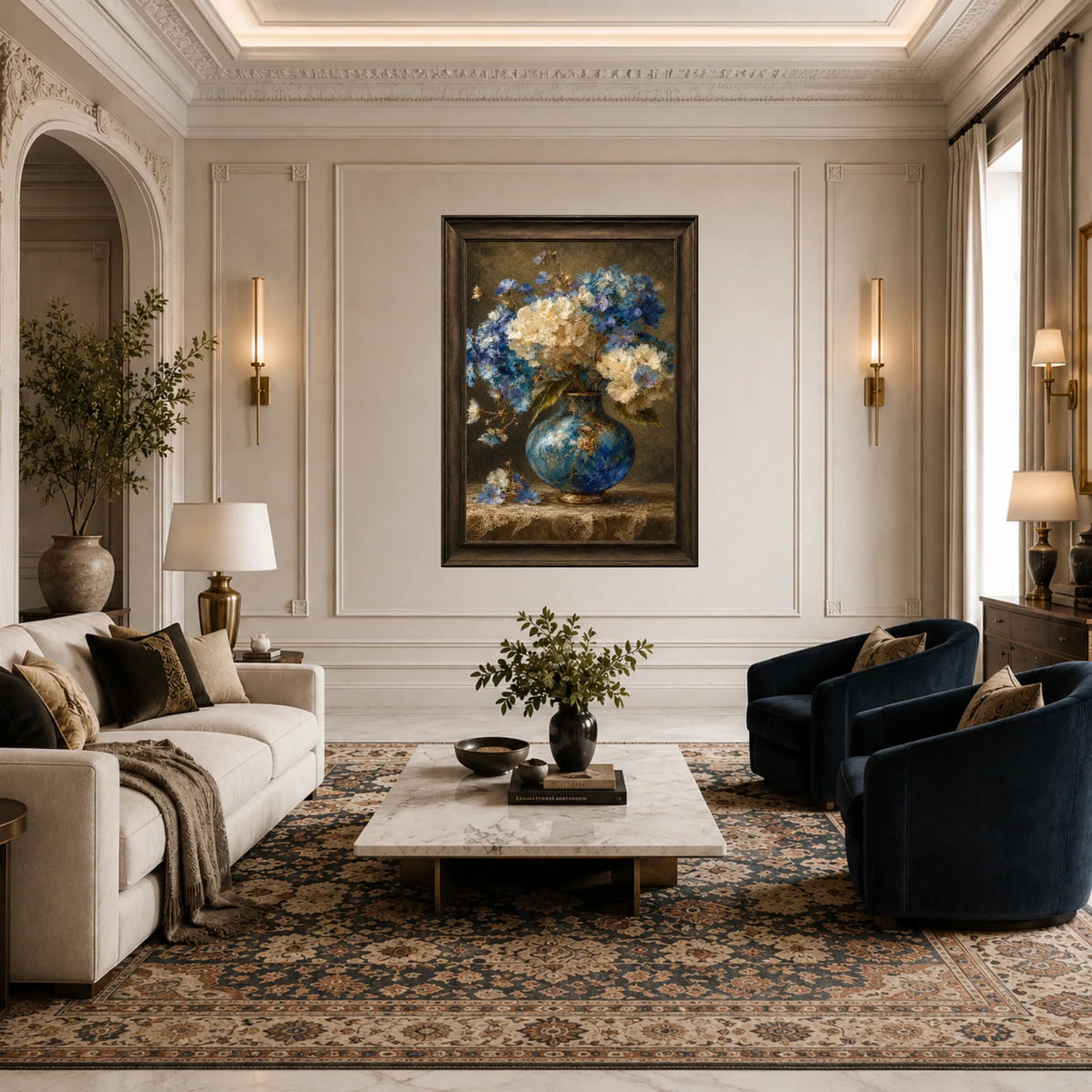 What the Room Keeps When She Is Gone - Living Room View