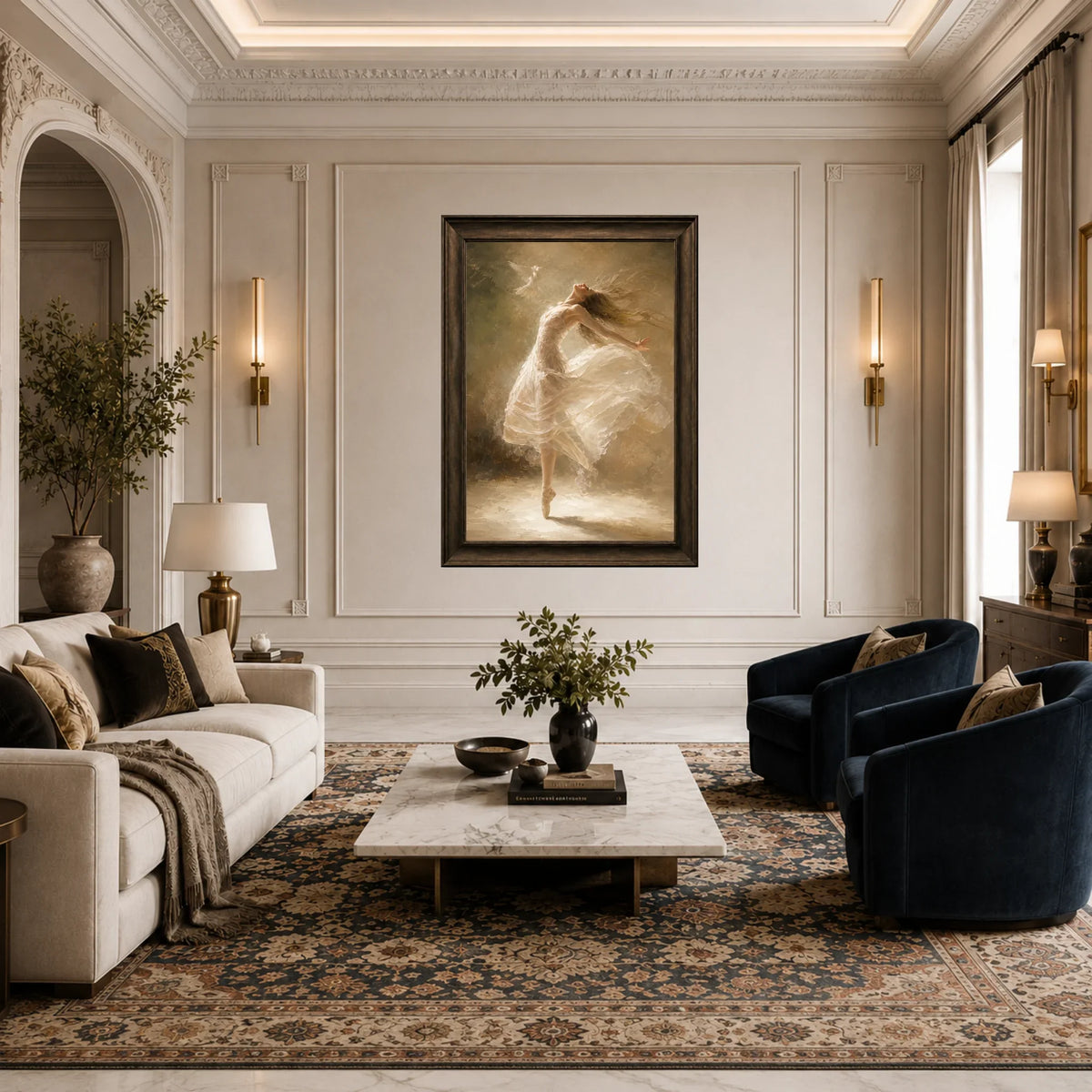 The Open Hand - Living Room View