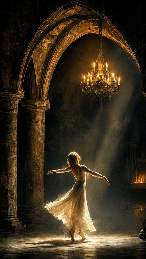 Her Unturned Shadow — Print Edition — artwork — The Reliquary House fine art painting