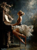 The Instrument She Became — Print Edition — artwork — The Reliquary House fine art painting